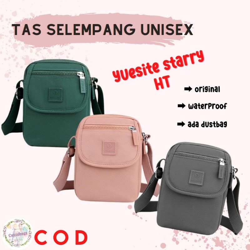 Tas selempang wanita sling bag unisex yuesite starry HT original cyutebags