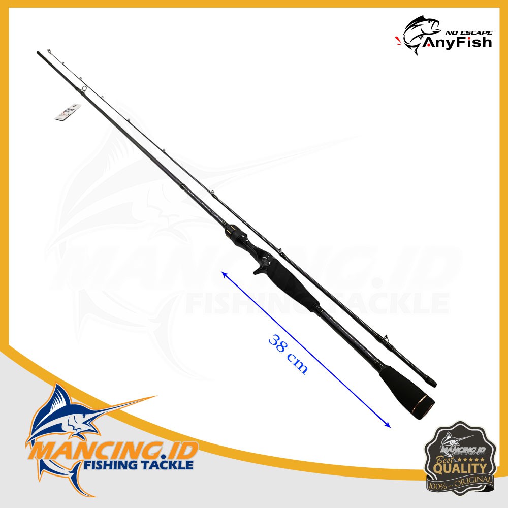 Joran Casting Anyfish Basstrix (Fuji) Rod Pancingan Carbon Murah