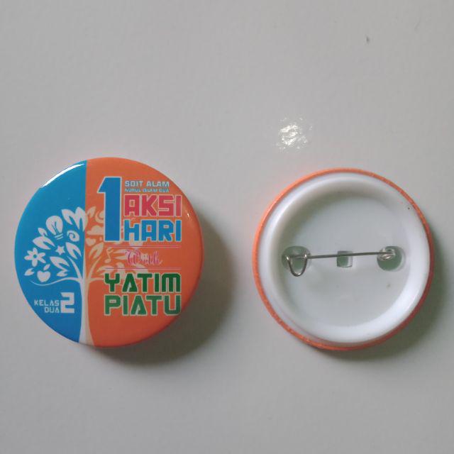 Pin Button Custom / Souvenir Pin Peniti 44mm/58mm-4,4