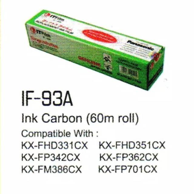

Carbon Fax PANASONIC IT Film IF-93A