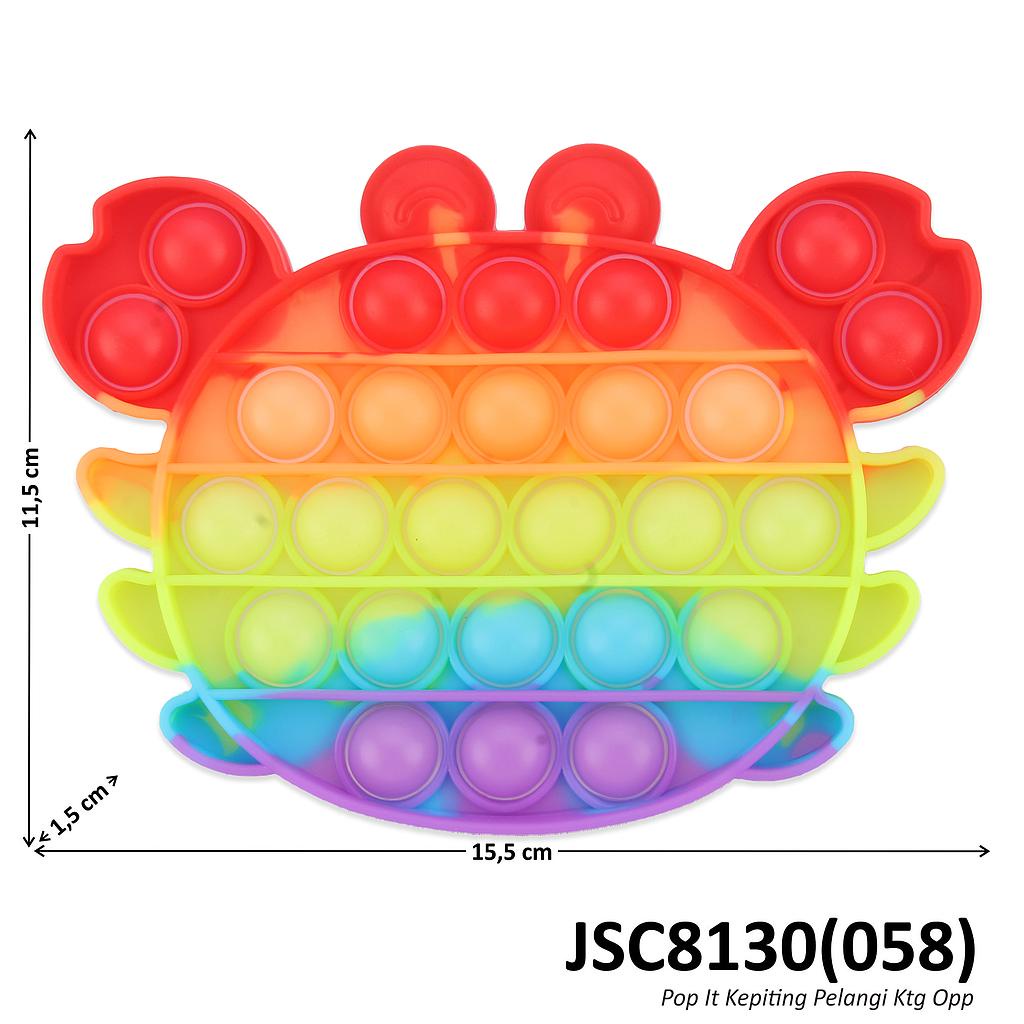 POP IT RAINBOW Mainan Anak Fidget Toys Game Toys-Kepiting