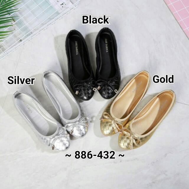 JOSÉ DAROCA anyaman Bullet flats Shoes 
Series # 886-432 #