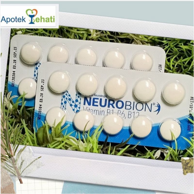 Neurobion Tablet Vitamin B1 B6 & B12 per Strip Vitamin Neurotropik