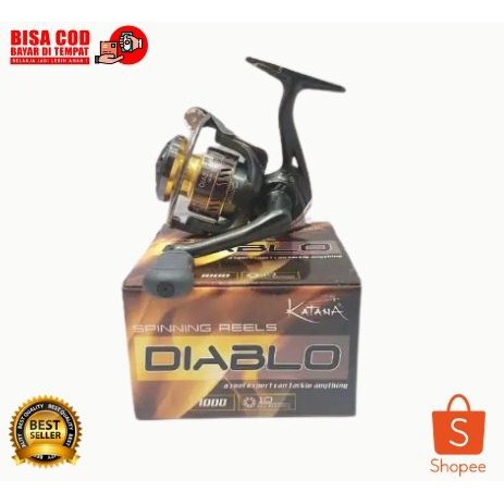 Reel Pancing Laut Katana [Diablo] 10 Ball Bearings Design By Japan Asli