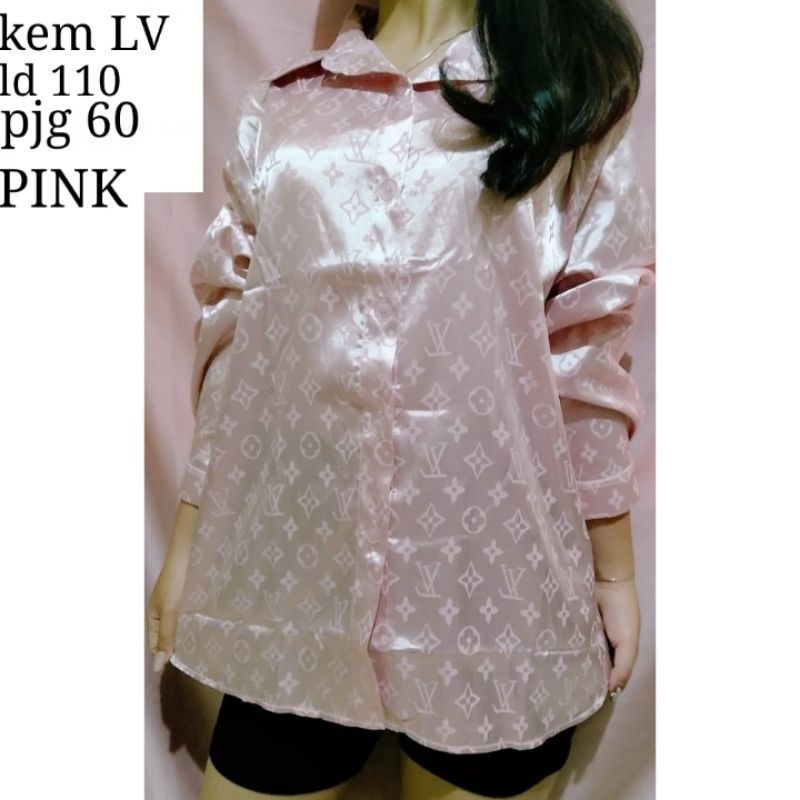 BELIEVE-NEW ATASAN KEMEJA LV1-SATIN IMPOR LD 110 ❤️/ATASAN KEMEJA WANITA LV1