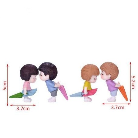 Miniature Lover Figures - Lovers Couple Figurines #22 (2pcs)