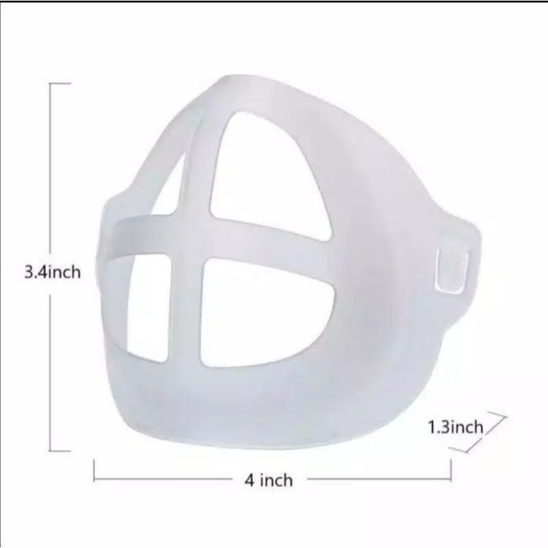 P2 Penyangga Masker 3D Sirkulasi Udara | Braket Holder Masker Silikon Penyanga Masker Mudah Bernafas