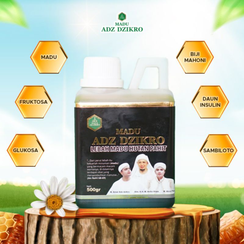 

100%ORIGINAL MADU ADZDZIKRO MADU HUTAN PAHIT 500gr