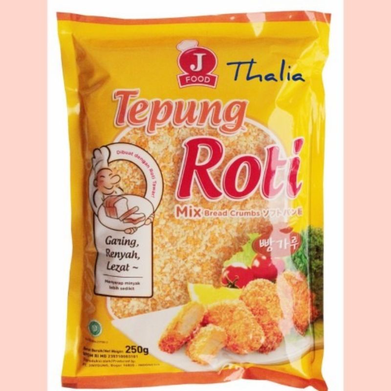 JFOOD TEPUNG PANIR MIX KEMASAN 250GR