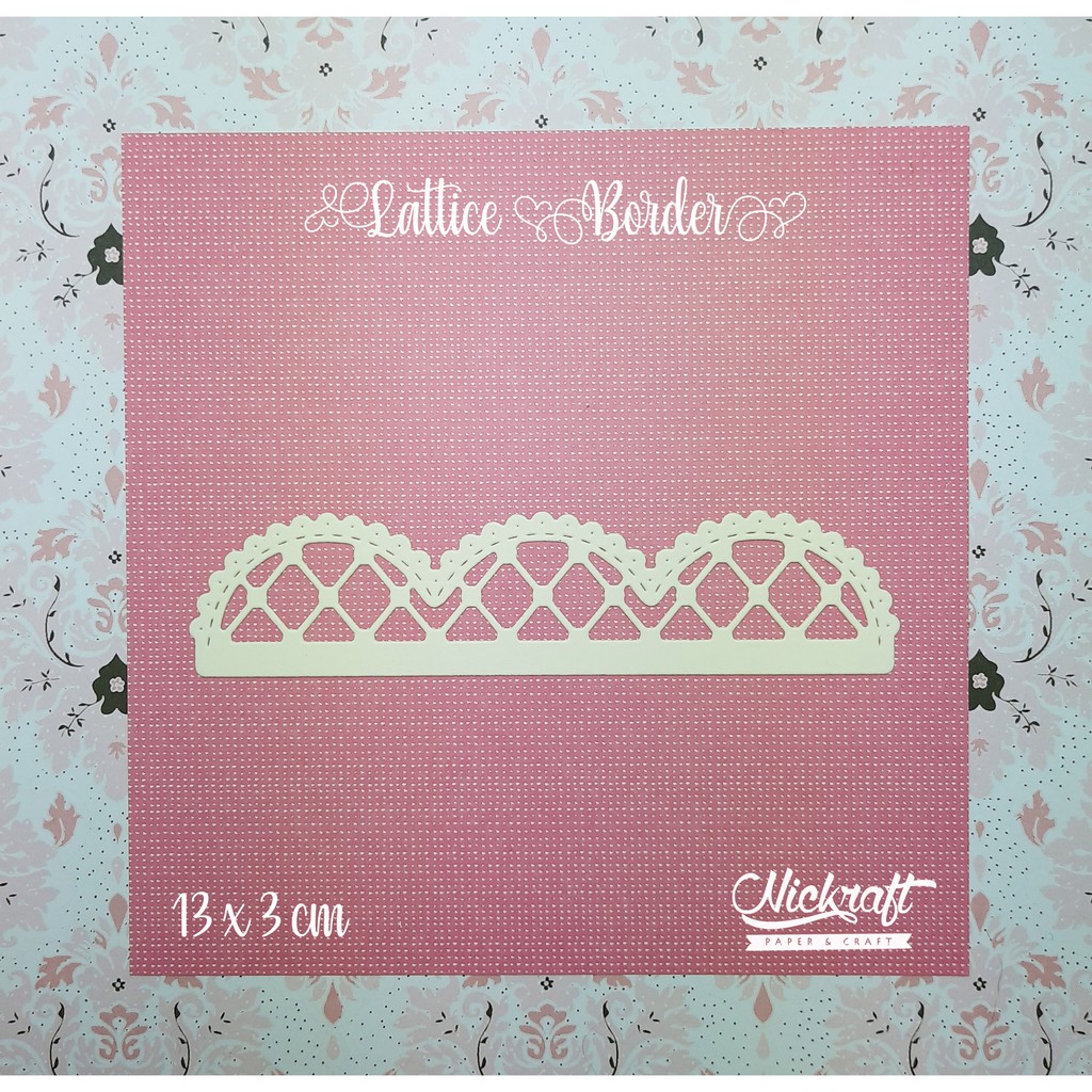 

LATTICE BORDER - Bahan Scrapbook