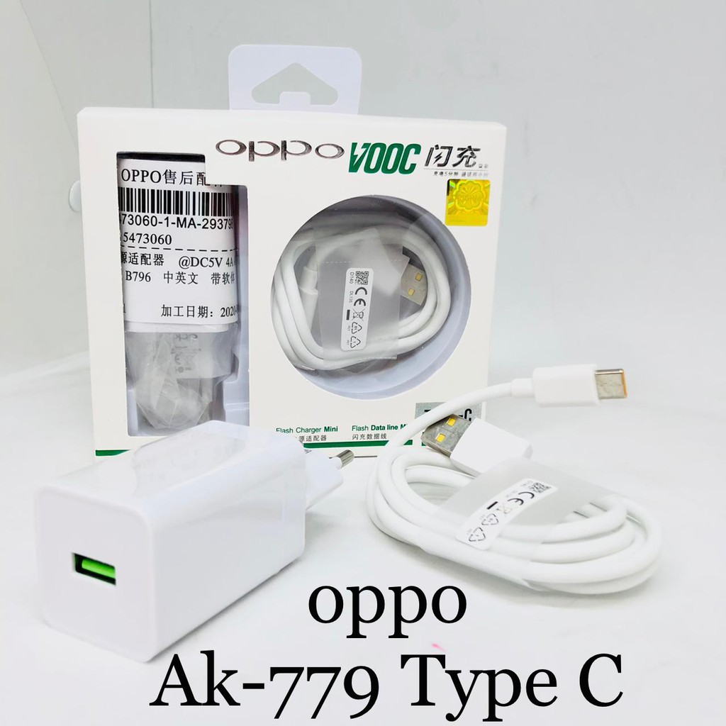 TRAVEL CHARGER CASAN OPPO F1S / A9 MICRO-USB &amp; TYPE-C ORIGINAL QUALITY FOR ALL SMARTPHONE OPPO RENO