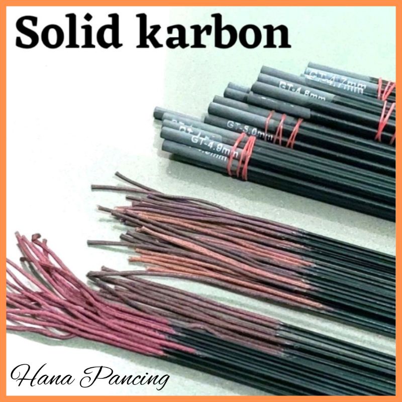 ujung tegek karbon solid  80 cm