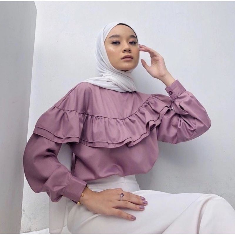 Aura Blouse Ori / Blouse Wanita Kekinian / Narina Blouse Ori