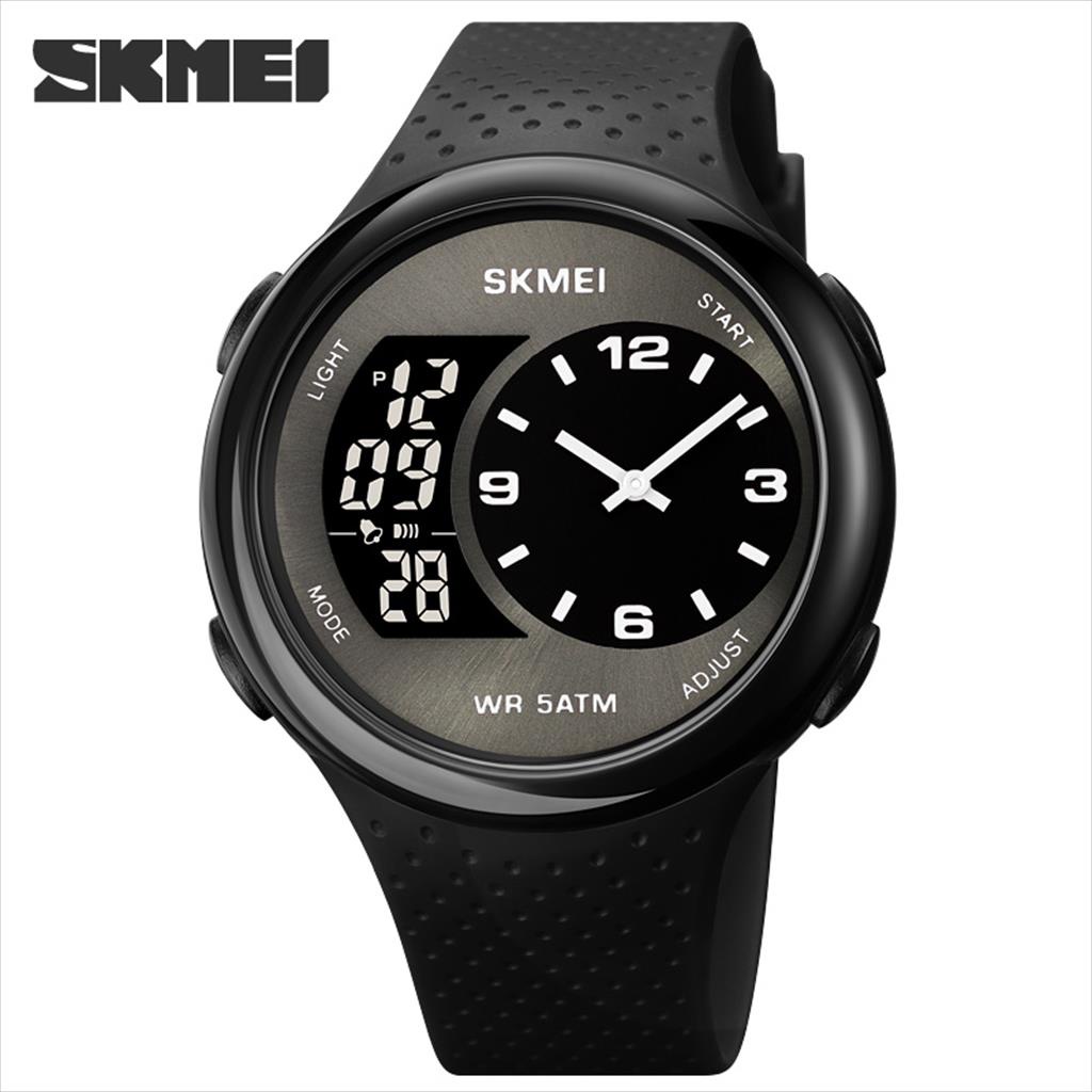 Jam Tangan Pria Analog Digital SKMEI 1899 rubber Ori water resistant