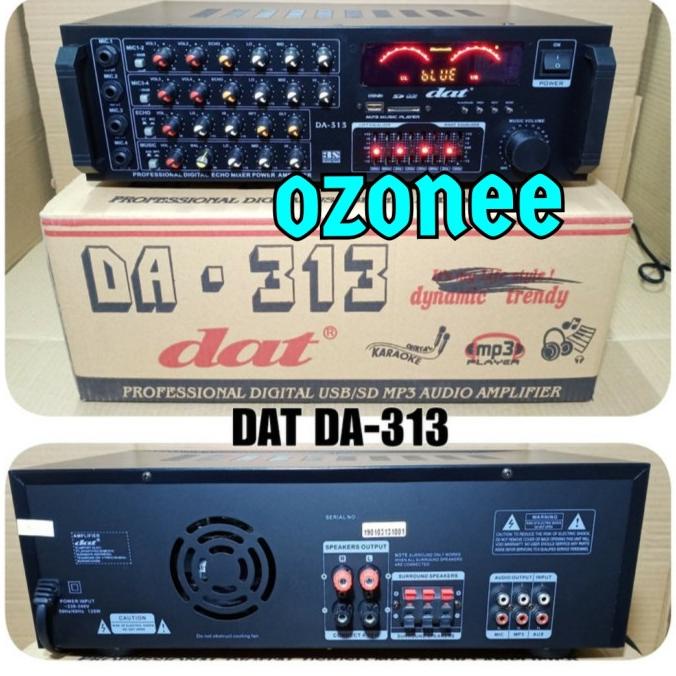 AMPLI KARAOKE DAT DA-313 AMPLIFIER DAT DA-313 ORIGINAL .