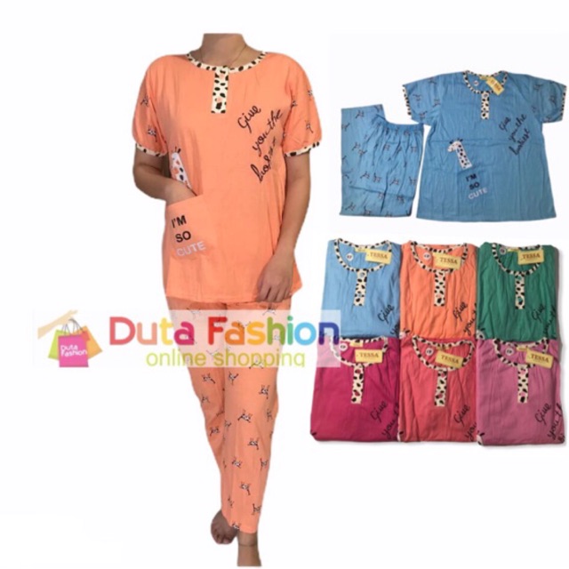 BAJU TIDUR CP JUMBO TESSA - PIYAMA CP JUMBO TESSA