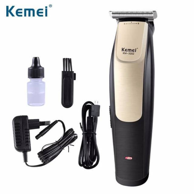 KEMEI KM-3202 PROFESIONAL CLIPPER KEMEI 2 IN 1 ALAT CUKUR RAMBUT