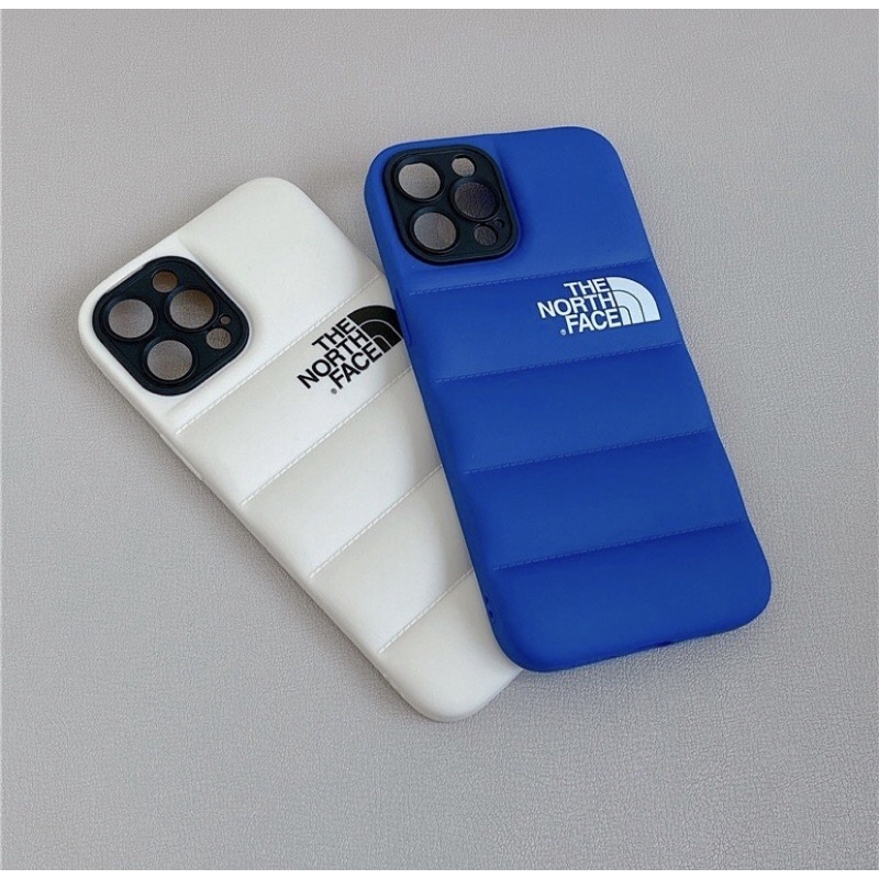 case iphone Puffer Blue White Black for iphone 13 12 11