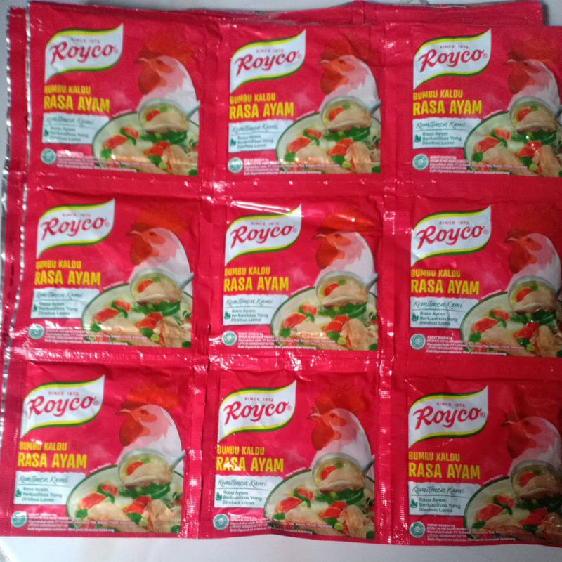 

Royco Bumbu Kaldu Ayam/ Sapi Renteng 8gr isi 12 sachets Murah