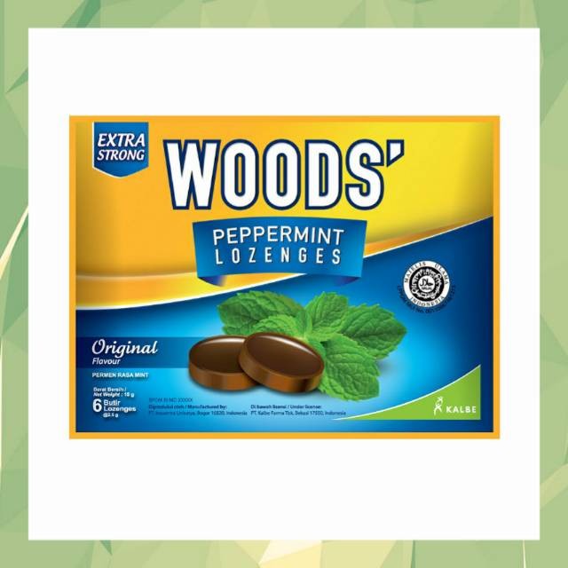 WOODS LOZENGES 1SACHETS ISI 6BUTIR