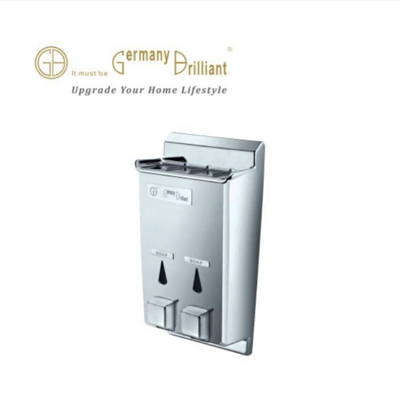 GERMANY BRILLIANT GBSD02N TEMPAT SABUN CAIR 2IN1