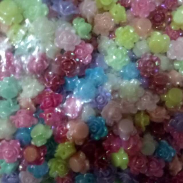 

motek bunga kecil hiasan bhn craft