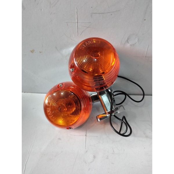 Lampu Sen Riting Sepeda Motor Standart C70 Belakang Variasi Besi Tebal Harga Perbiji Osk