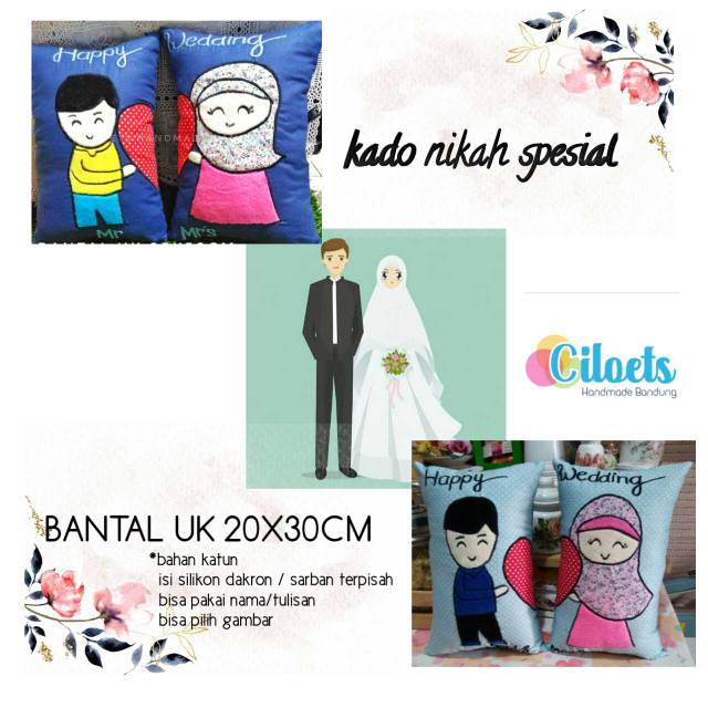 Kado nikah bantal custom