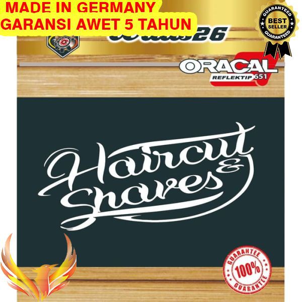 

TERMURAH STIKER BARBERSHOP CUTTING STICKER M06 Phoenix Star