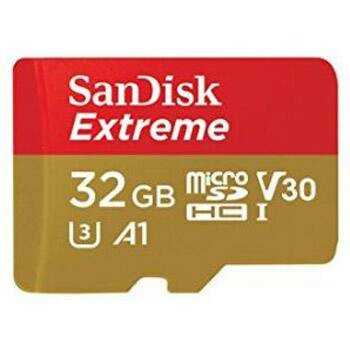 Sandisk 32 GB Extreme 100 mb/s Micro SDHC Card A1 V30 UHS-1