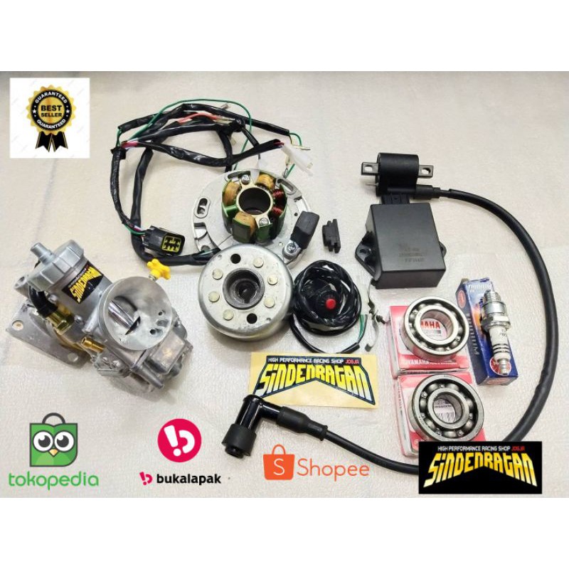 Paket racing rx king pengapian yz lengkap bearing as kruk koyo japan businiridium karbu pe reamer