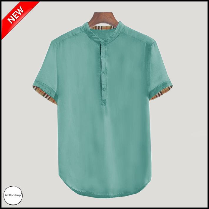 Ars 11534 11538 11542 Baju Koko Pria Lengan Pendek Lis Burberry