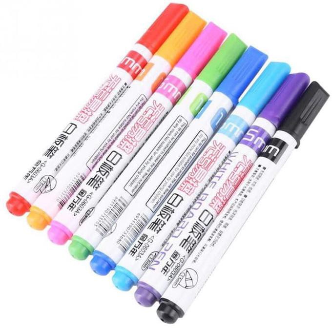 

Kiedler White Board Dry Erase Marker 8pcs Spidol Wipe Clean
