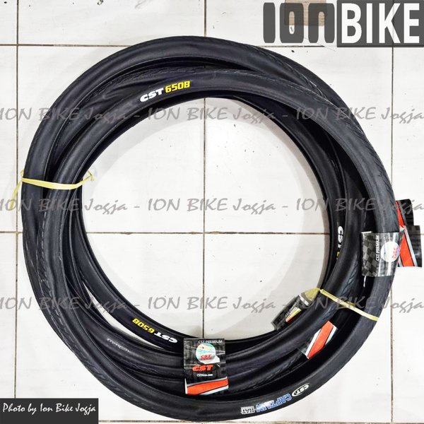 Ban Luar CST Captain 27.5 X 1.75 60TPI Aspal Road Sepeda MTB Hybrid Ringan Gundul 27.5x1.75 Empuk