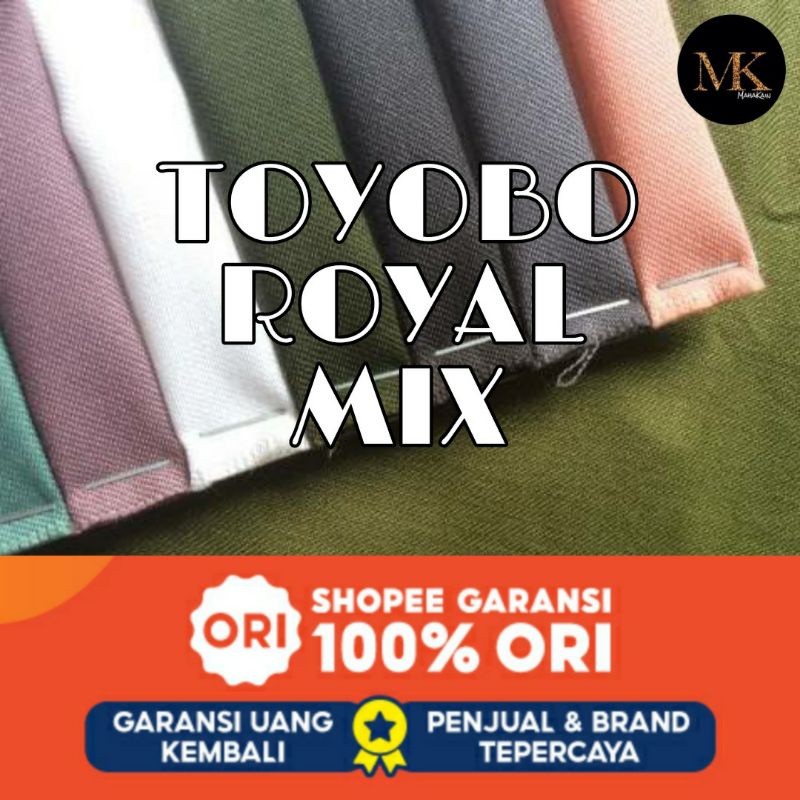 Kain Katun Toyobo Royal Mix Original Toyobo Fodu Premium Meteran