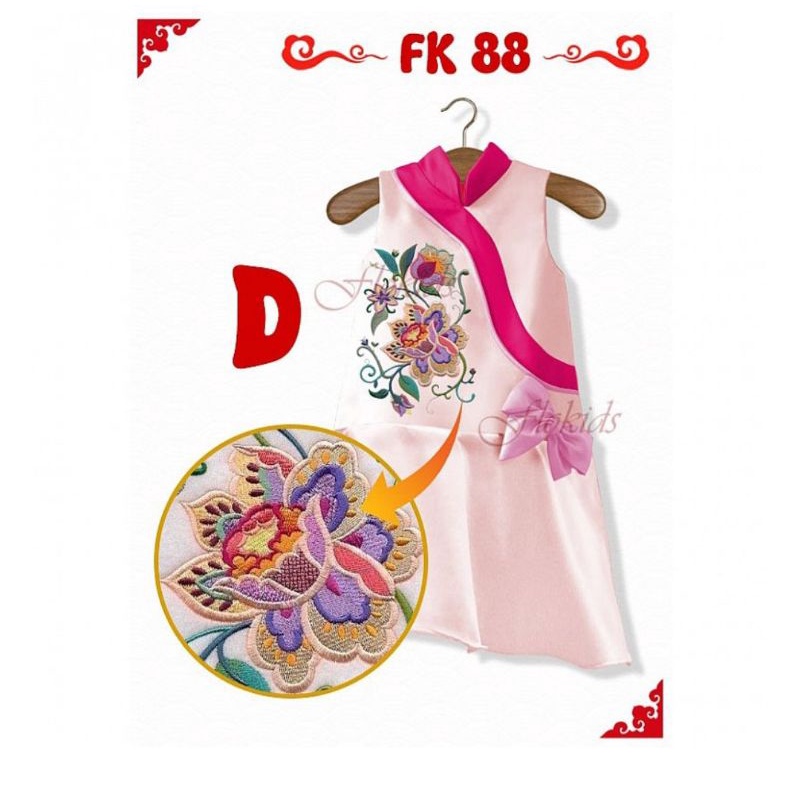 Baju Imlek Anak Kecil Cewek Perempuan Balita Cina China Chinese New Year Years Imlek 1 2 3 4 5 6 7 8