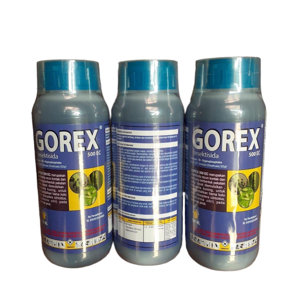 Insektisida Gorex 500 ml  bahan akif Kanon Dimetoat 500 ec pembasmi Hama Kutu Daun Kanon 400ec Dimetion 400 g/l Protap