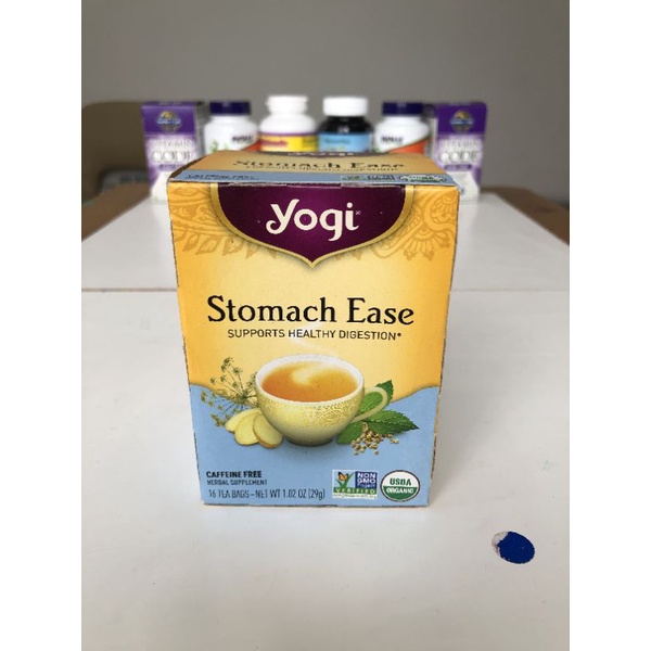 

YOGI Stomach Ease, 16 Tea Bags, 1.02 oz, Teh Herbal, Teh untuk Pencernaan, Teh Impor, Yogi Tea (29 g)