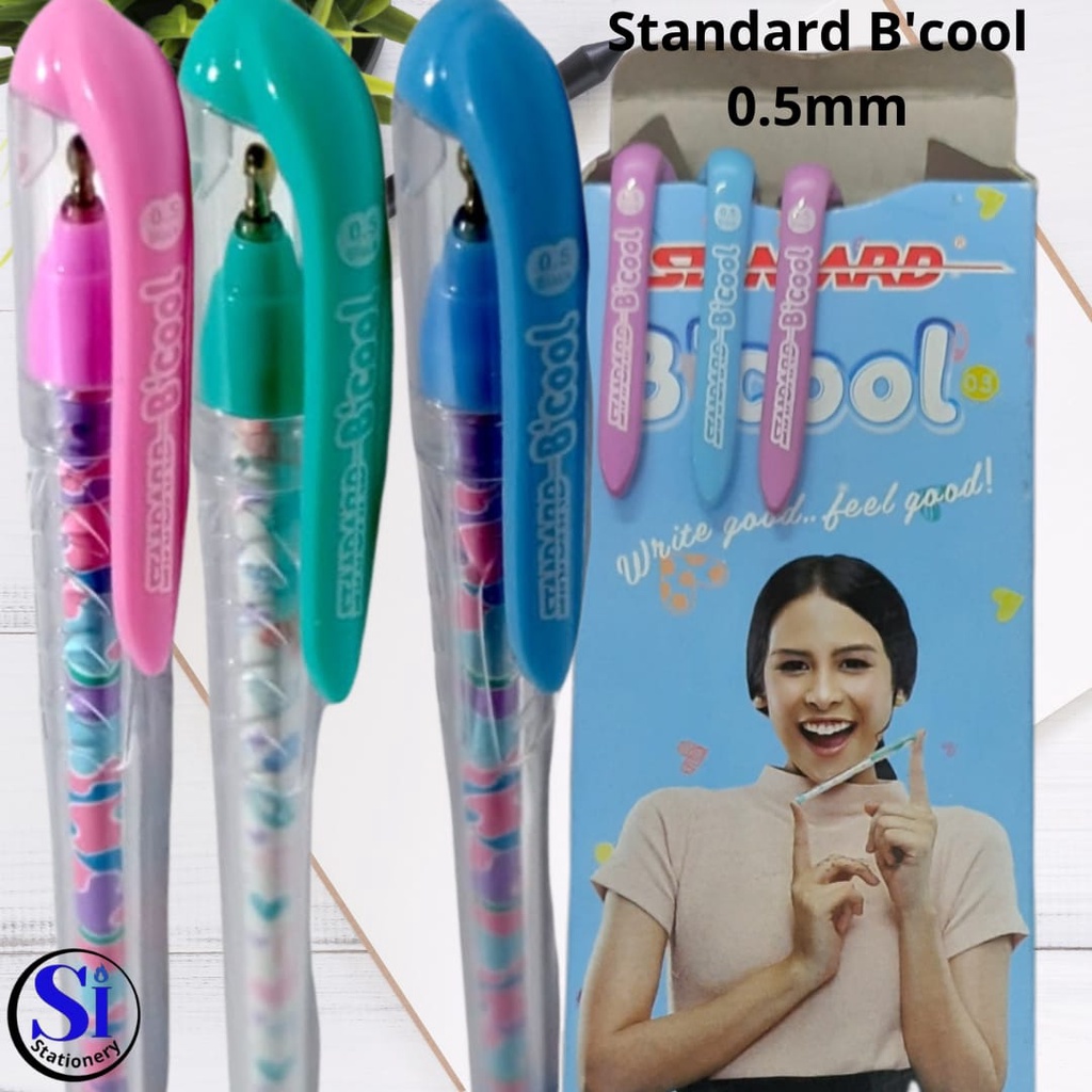 

Pulpen standard B Cool Motif 0,5mm Asli/Standard pen B Cool Motif 0,5mm Original.