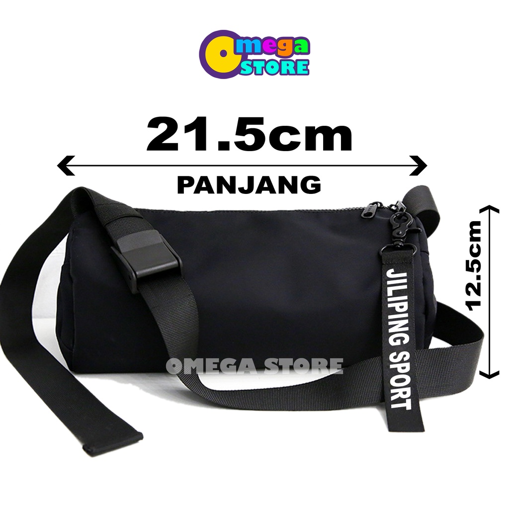 Tas Selempang Pria Wanita Sling Bag Duffle Tas Travel Bag Unisex Tas Olahraga Tas Kekinian Trendy - 199