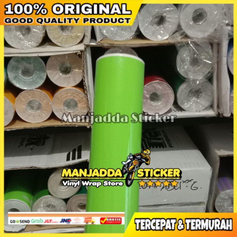 SKOTLET MOTOR WARNA HIJAU PUPUS DAUN