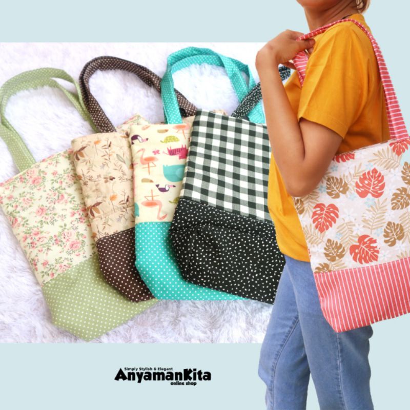 Totebag Fashion Colourful