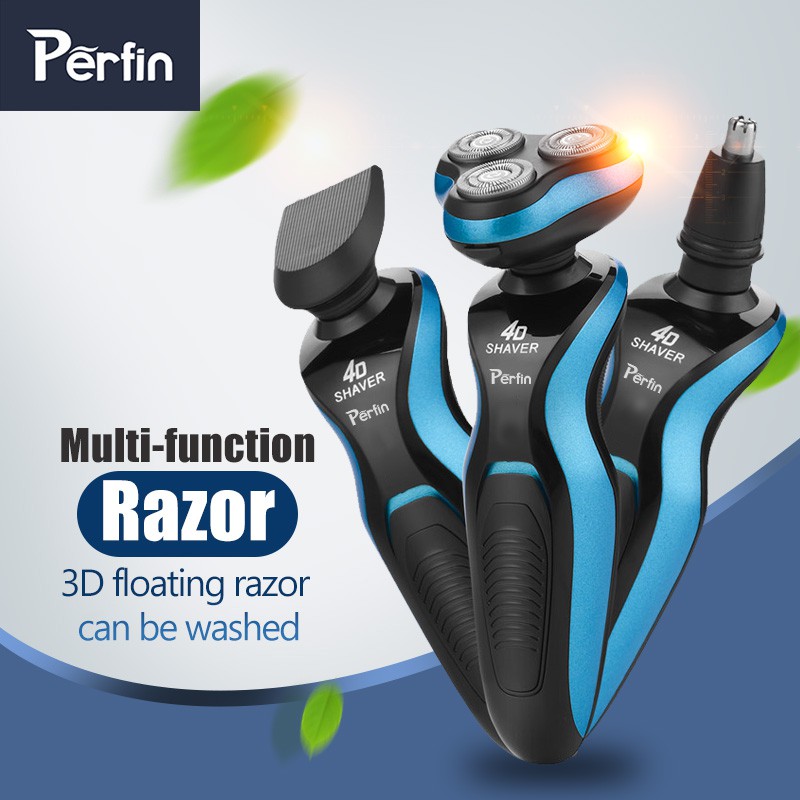 Perfin PZ01 Alat Cukur Jenggot Elektrik/Shaver/Alat Cukur 3IN1