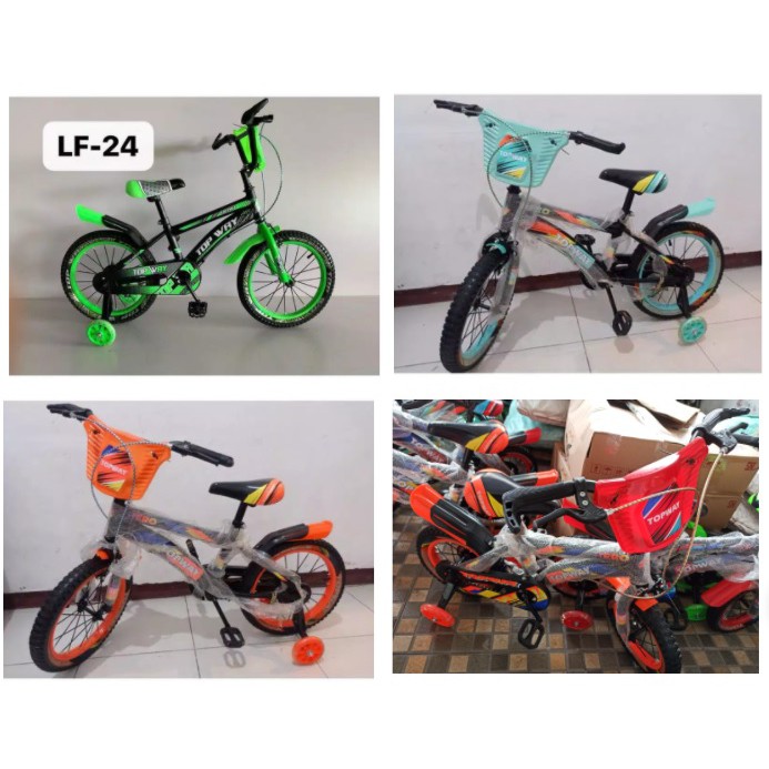 SEPEDA BMX 12 TOP WAY SEPEDA RODA DUA BAN POMPA MURAH