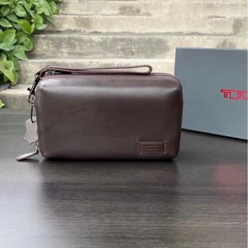 handbag tumi tas tangan mirror quality clutch kulit asli leather