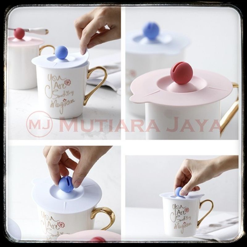 ✅ Plato Tutup gelas unik / tutup gelas silicon