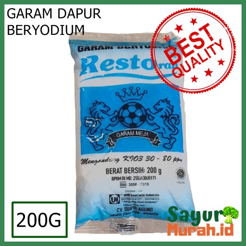 

GARAM MASAK BERYODIUM 200G