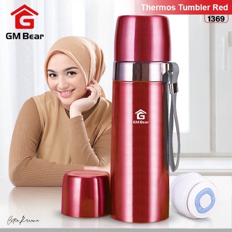 GM Bear Termos Stainless Steel 500ml - Termos Tumblr Hot & Cold
