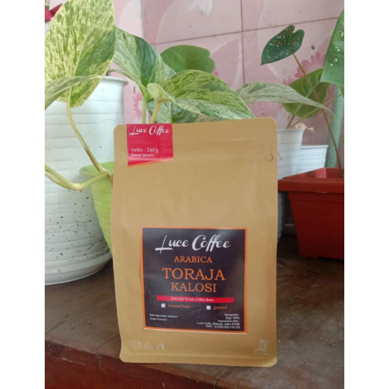 

Toraja Kalosi - Kopi Arabica Premium 240g || Arabica Toraja Kalosi Specialty Coffee 240gr