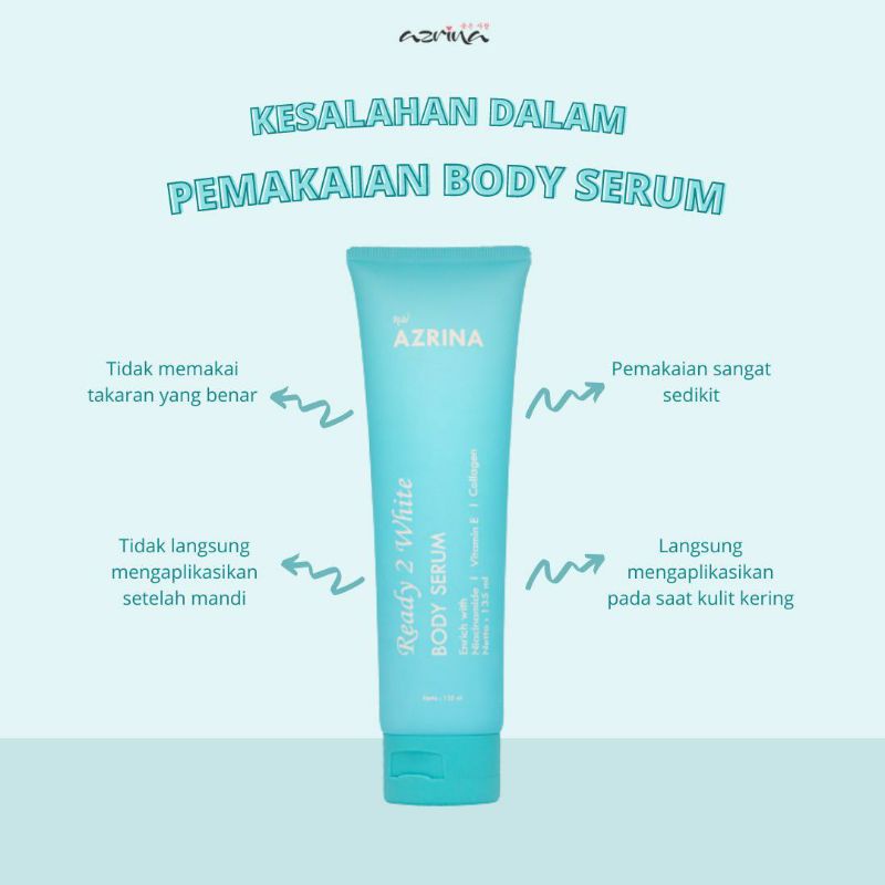 ⭐⭐⭐⭐⭐ BISA BAYAR DITEMPAT/COD LOVELY LOOK BODY SERUM LOTION AZRINA ( PEMUTIH TUBUH PERMANEN) HALAL